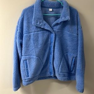 NWT Blue Sherpa Jacket from Old Navy